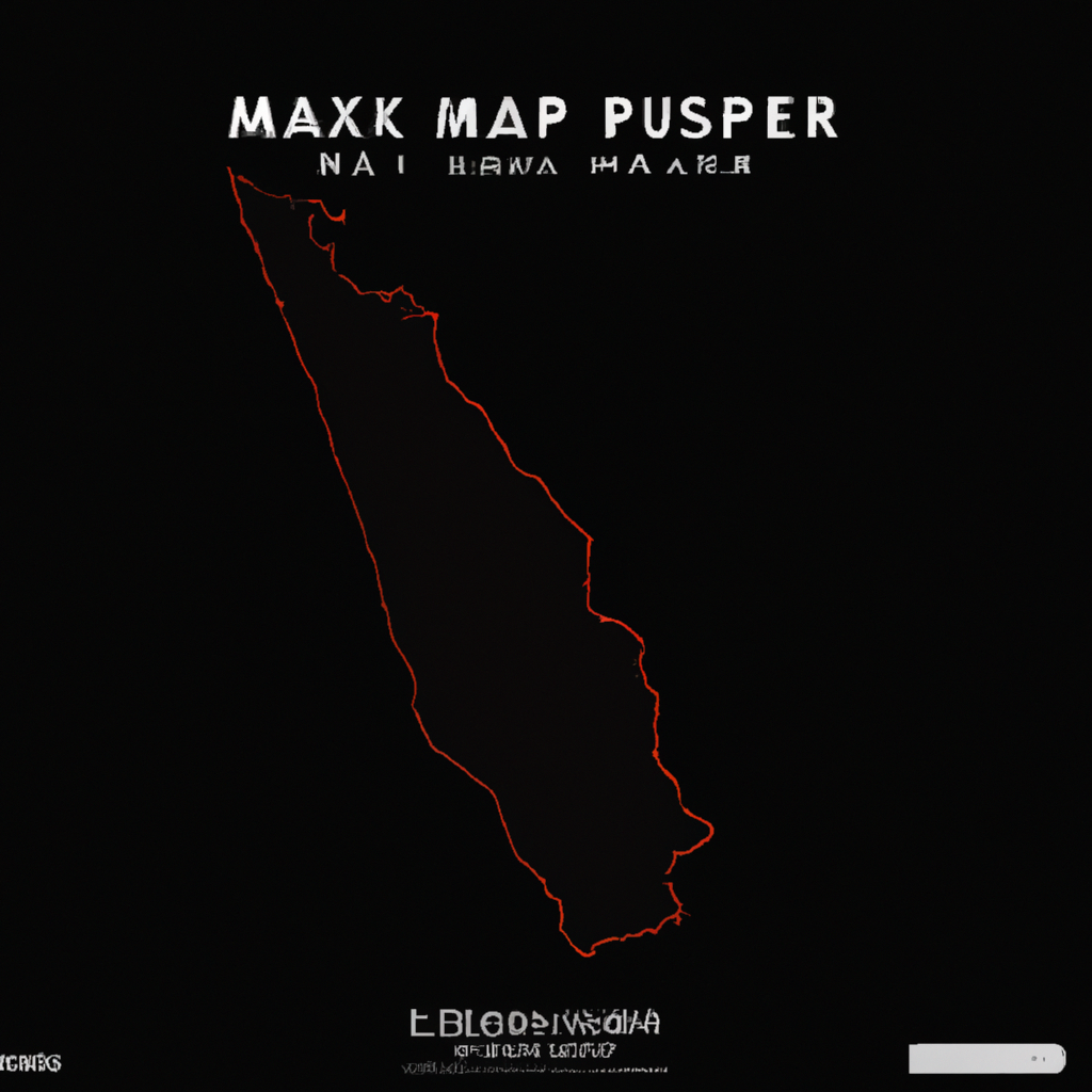 Минималистичная карта с отметкой офиса