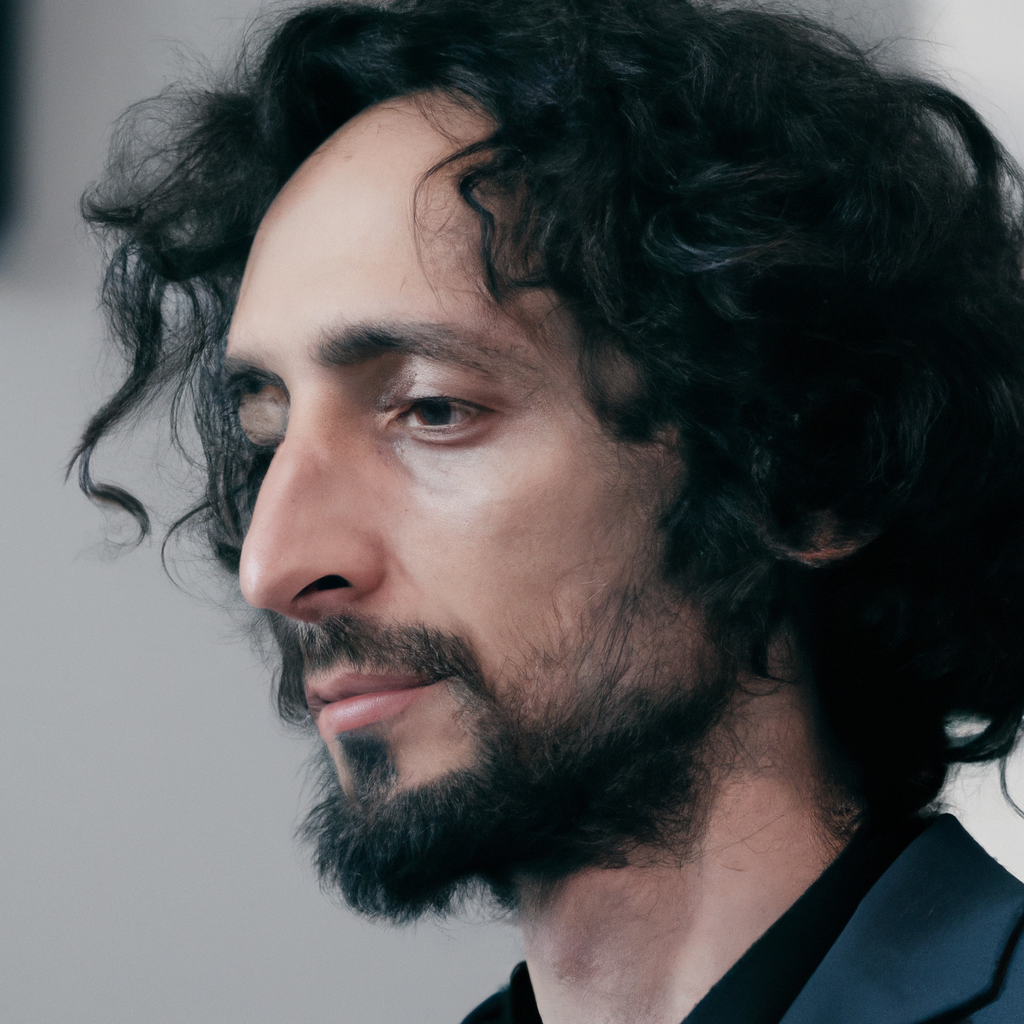 Креативный директор в современном офисе